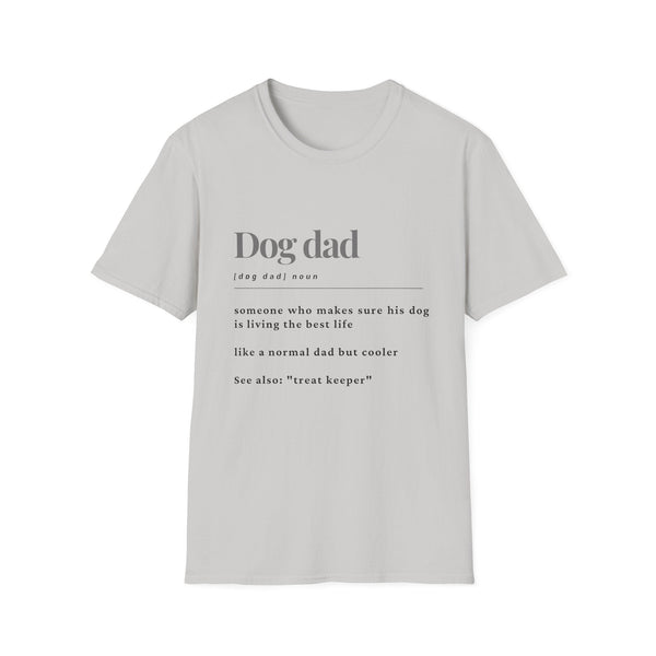 Printify T-Shirt S / Ice Grey Dog Dad T-Shirt