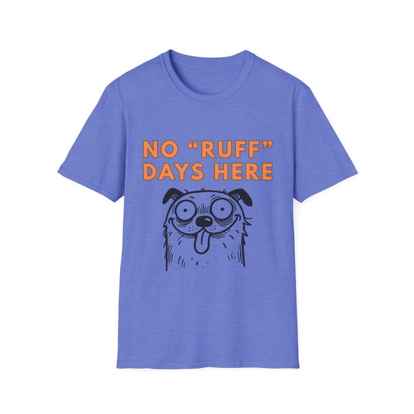 Printify T-Shirt XS / Heather Royal Dog Lover Softstyle T-Shirt - No Ruff Days Here