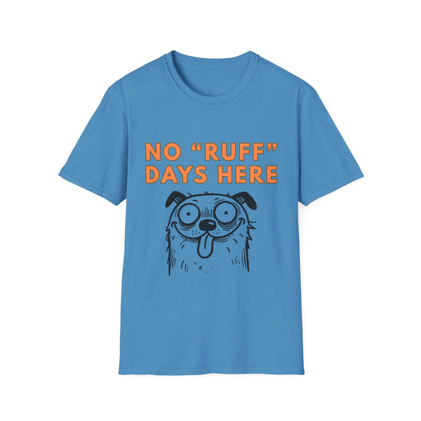 Printify T-Shirt S / Heather Sapphire Dog Lover Softstyle T-Shirt - No Ruff Days Here