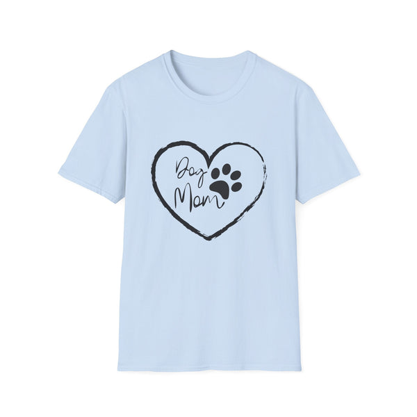 Printify T-Shirt S / Light Blue “Dog Mom” T-shirt