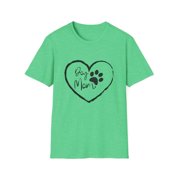 Printify T-Shirt S / Heather Irish Green “Dog Mom” T-shirt