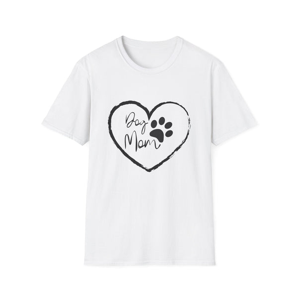 Printify T-Shirt XS / White “Dog Mom” T-shirt