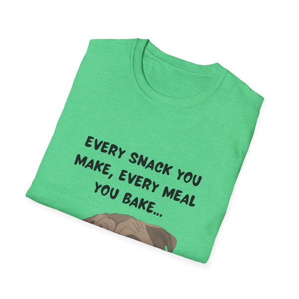 Printify T-Shirt Funny Dog Unisex T-Shirt with 'I'll be watching you' Quote