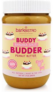 BarkBistro Dog Treat BUDDY BUDDER Banana Split 17oz