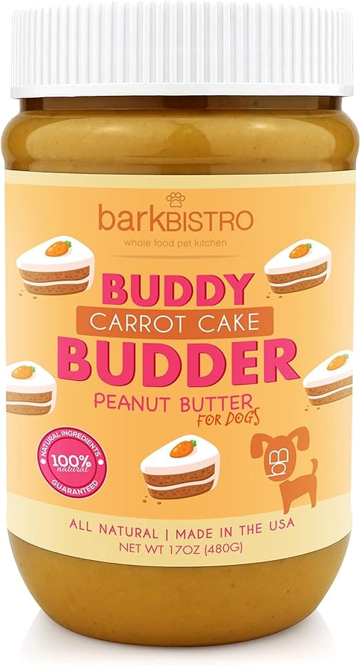BarkBistro Dog Treat Buddy Budder - Carrot Cake