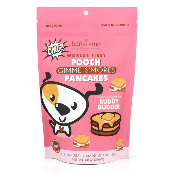 BarkBistro Dog Treat POOCH PANCAKES Gimme S'mores 14oz