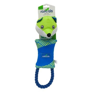COASTAL PET PRODUCTS dog toy FETCH TOY 14"FOX W/ROPE