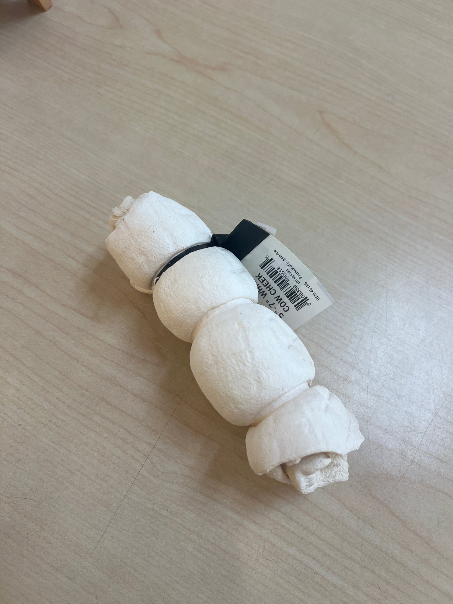 Cost Less 5-7” Half Cow Cheek - White