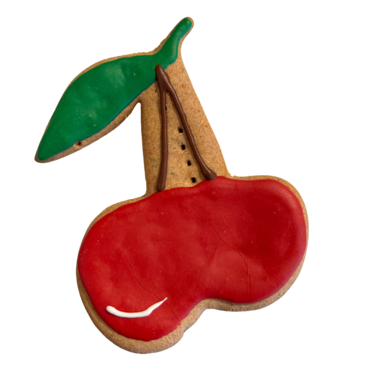 Doodle Doo Bakery Dog Treat Cherry Fruit Dog Cookie
