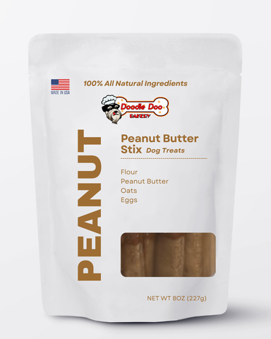 Doodle Doo Bakery Dog Treat 🥜 Homemade Dog Treats - Peanut Butter Stix Treat 1/2lb