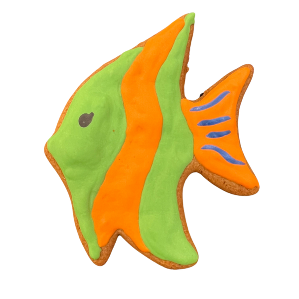 Doodle Doo Bakery Dog Treat Fish (colors vary) Sea Creatures Cookie
