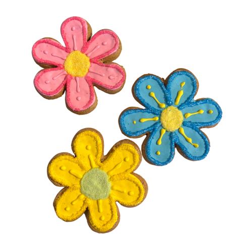 Doodle Doo Bakery Dog Treat Flower1 Spring Flowers 1pc