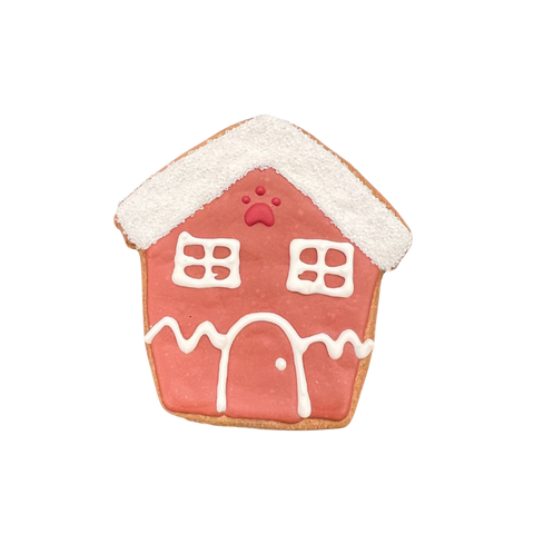 Doodle Doo Bakery Dog Treats Christmas Gingerbread House Cookie 1pc