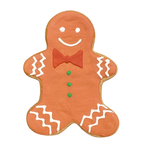 Doodle Doo Bakery Dog Treats Christmas Gingerbread Man Cookie 1pc