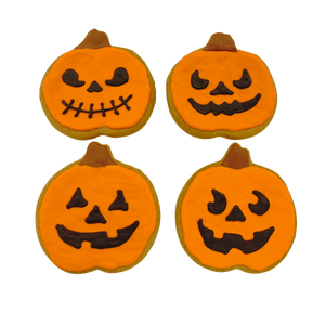 Doodle Doo Bakery Dog Treats Jack O' Lantern Cookie 2.5" (1 pc) Asst