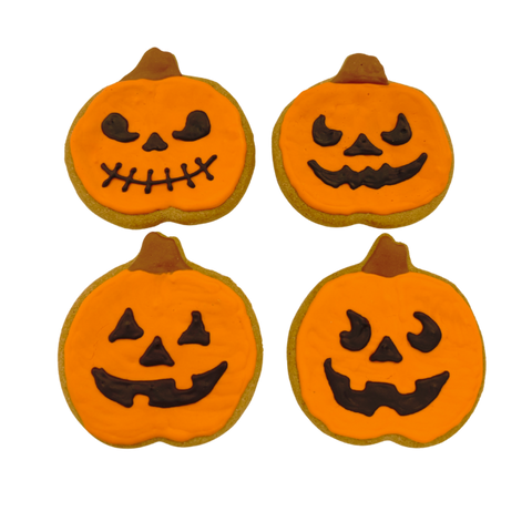 Doodle Doo Bakery Dog Treats Jack O' Lantern Cookie 2.5" (1 pc) Asst