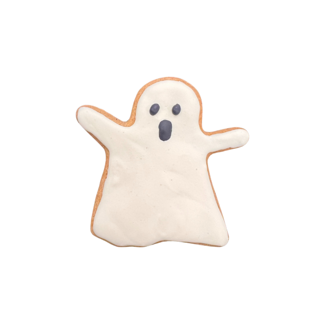 Doodle Doo Bakery Dog Treats Mini Ghost Cookie 2.5" (1 pc) Asst