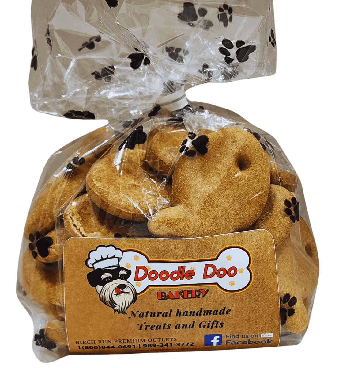 Homemade Dog Treats Cheesy Goldfish 1/2lb Doodle Doo Bakery