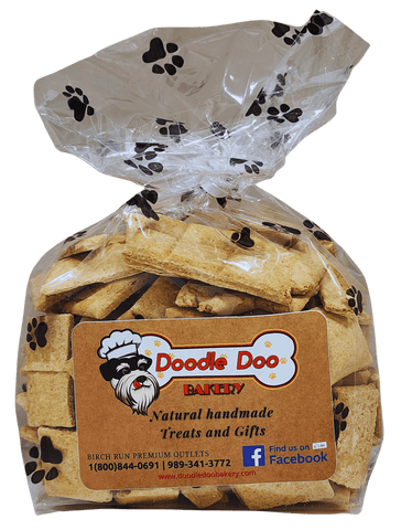 Doodle Doo Cheese Bits Dog Biscuits 1/2 LB.
