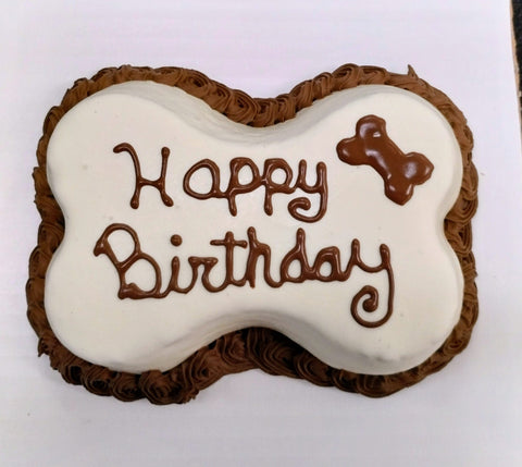 Doodle Doo Dog Treat 6" Bone Cake