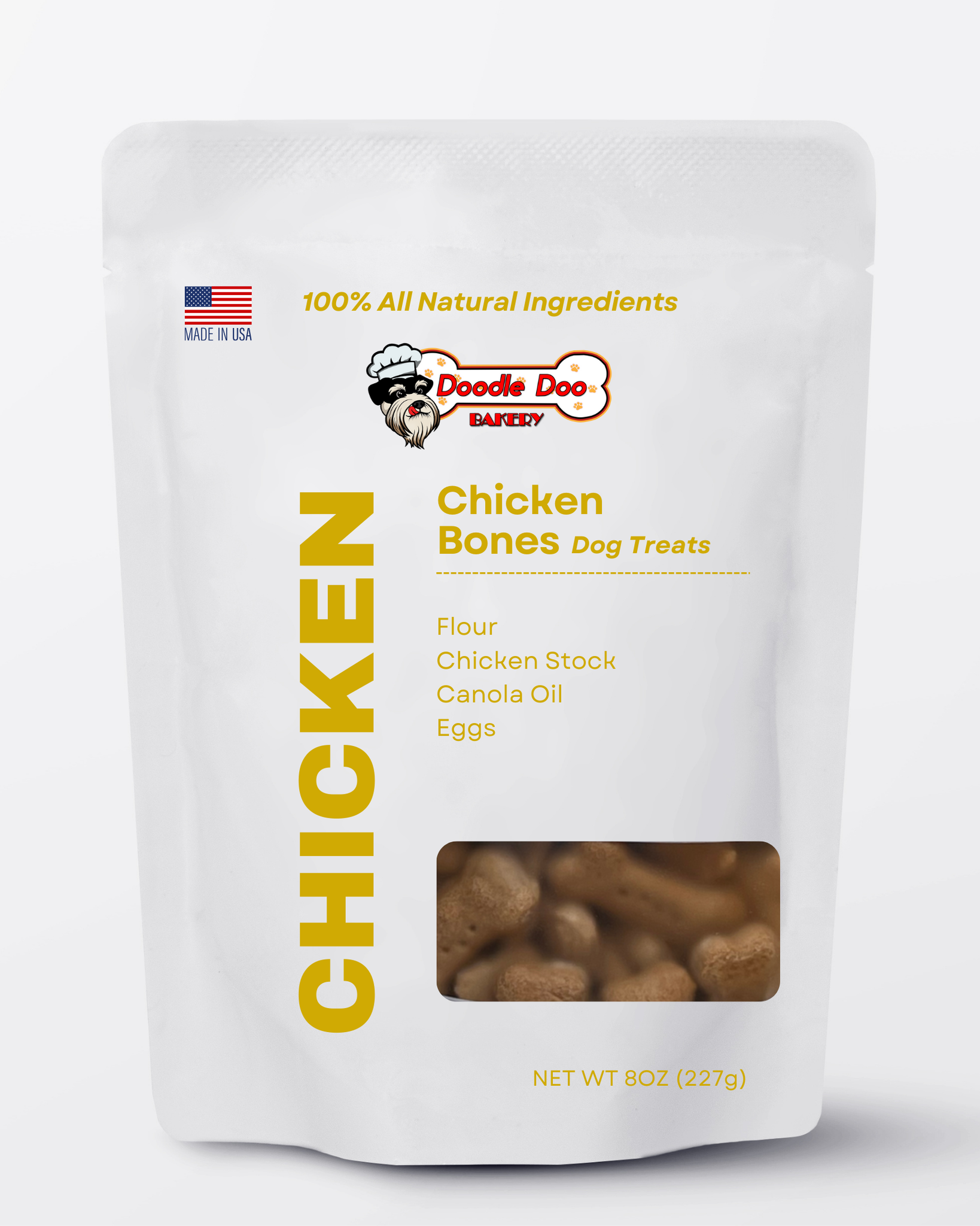 Doodle Doo Dog Treat 🍗Homemade Dog Treats - Chicken Treat 1/2lb