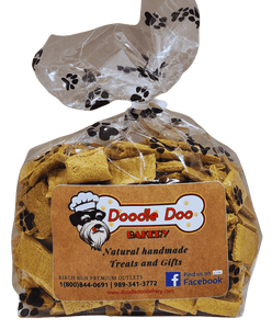 Doodle Doo Dog Treat Pumpkin Bits Dog Biscuits 1/2lb