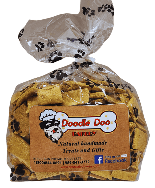 Doodle Doo Dog Treat Pumpkin Bits Dog Biscuits 1/2lb