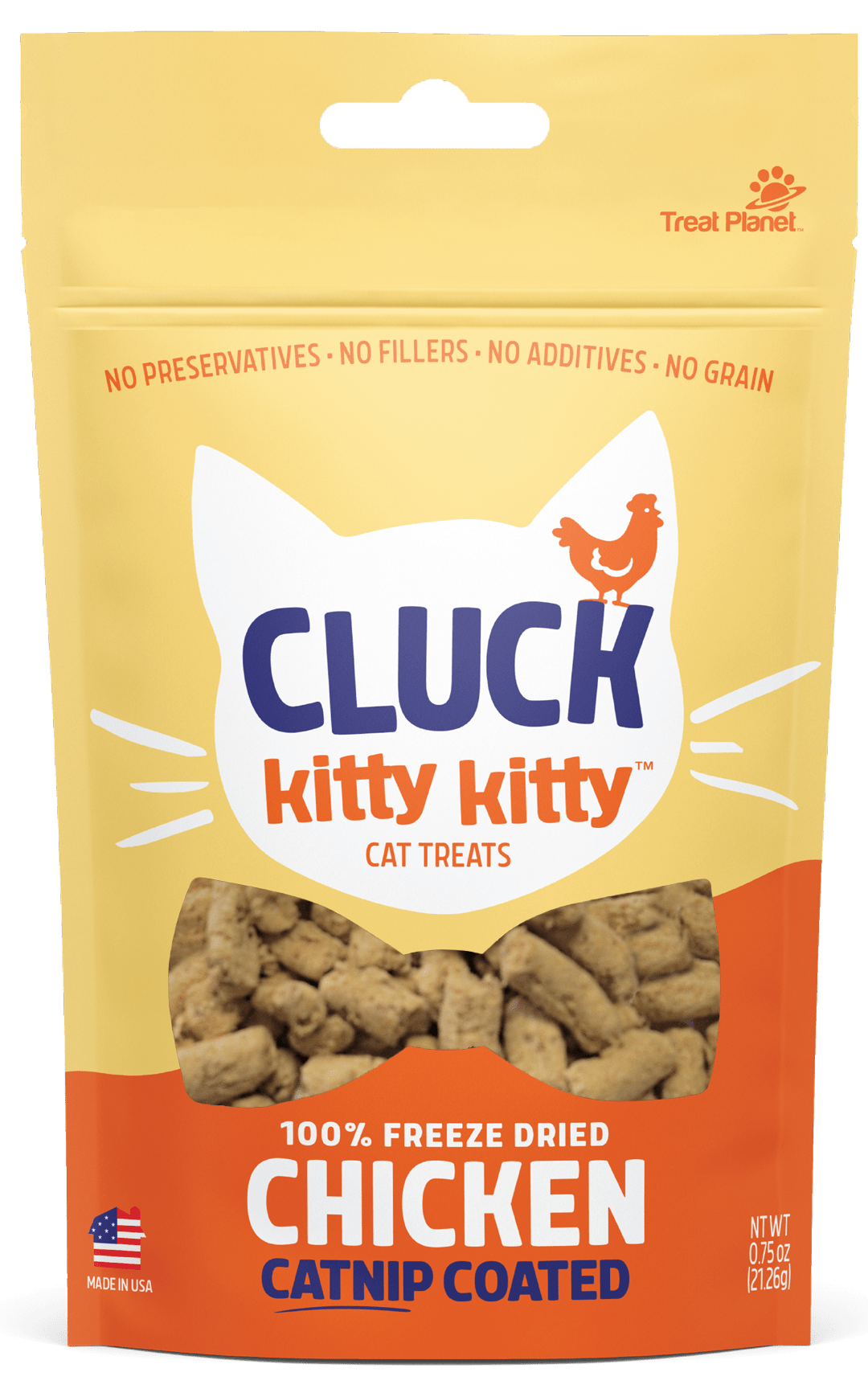 ETTA SAYS ETTA SAYS KITTY KITTY CAT .75 OZ CLUCK CHICKEN TREAT