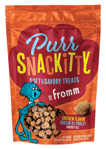FROMM cat treat FROMM 3 OZ CAT PURRSNACKITTY SOFT TREATS CHICKEN