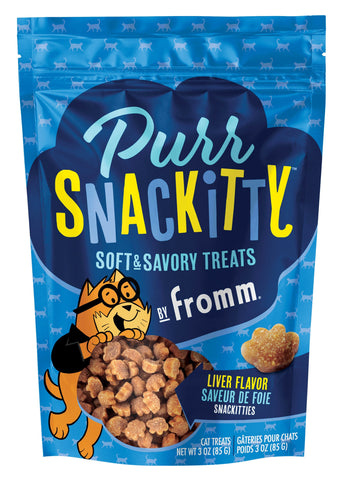 FROMM cat treat FROMM 3 OZ CAT PURRSNACKITTY SOFT TREATS LIVER