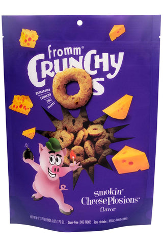 FROMM Dog Treats FROMM 6 OZ DOG CRUNCHY O TREATS CHEESEPLOSIONS