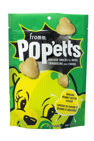 FROMM Dog Treats FROMM 6 OZ DOG POPETTS TREAT BANANA PEANUT BUTTER