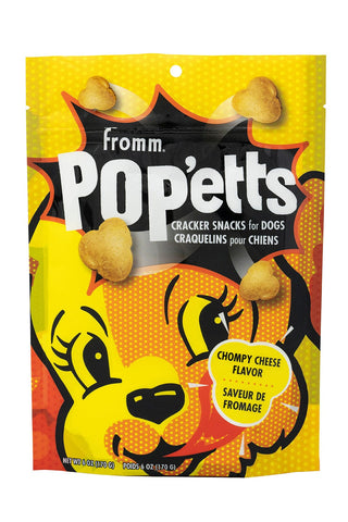 FROMM Dog Treats FROMM 6 OZ DOG POPETTS TREAT CHOMPY CHEESE