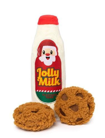 Fuzzyard Dog Toys Jolly Milk & Cookies 3PK - Dog Toy