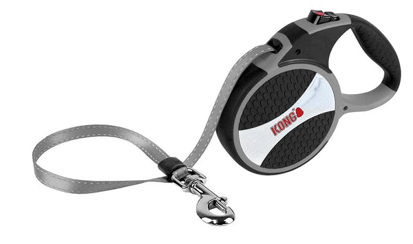 KONG Pet Accessories Grey KONG Explorer Retractable Leash L