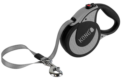 KONG Pet Accessories Grey KONG Ultimate Retractable Leash XL