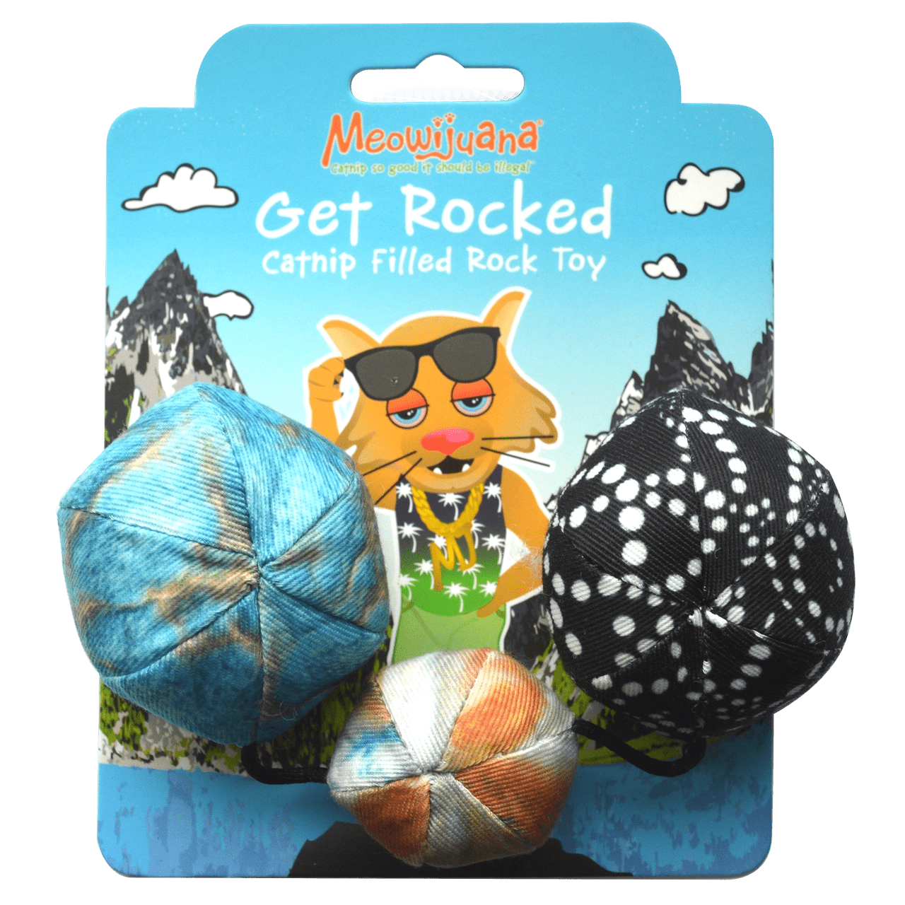 Meowijuana Cat Toy Get Rocked Meowijuana