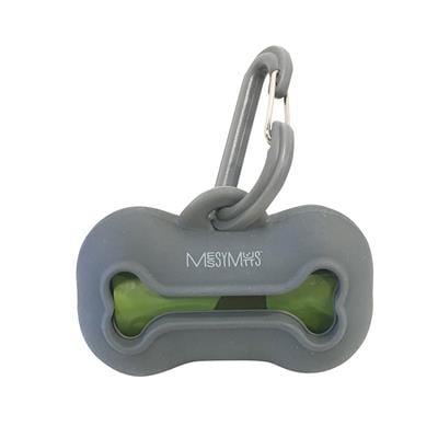 Messy Mutts Pet Care Waste Bag Holder (Gray)