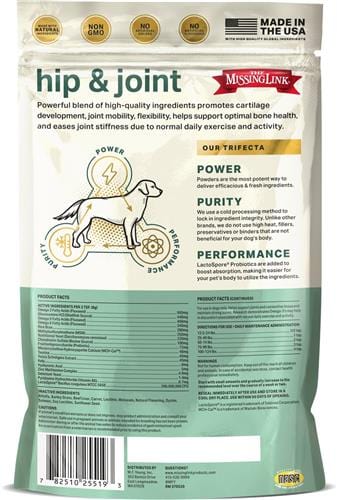 Missing Link Health Supplements Missing Link - Original Hip & Joint Superfood Supplement for Dogs