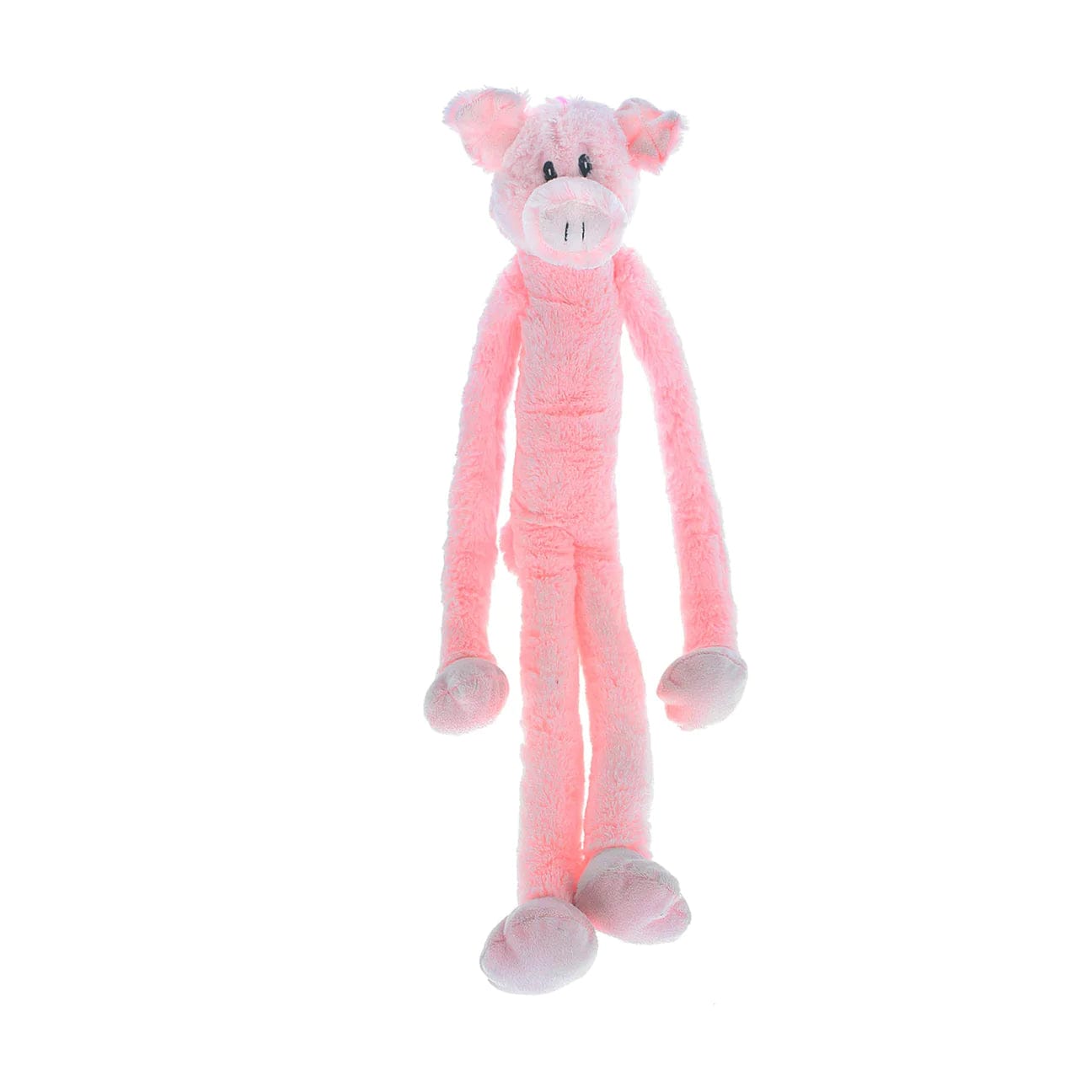 MultiPet Toy Swingin' Slevins Large Plush Toy w/ Long Arms and Legs - 30" (Pig)