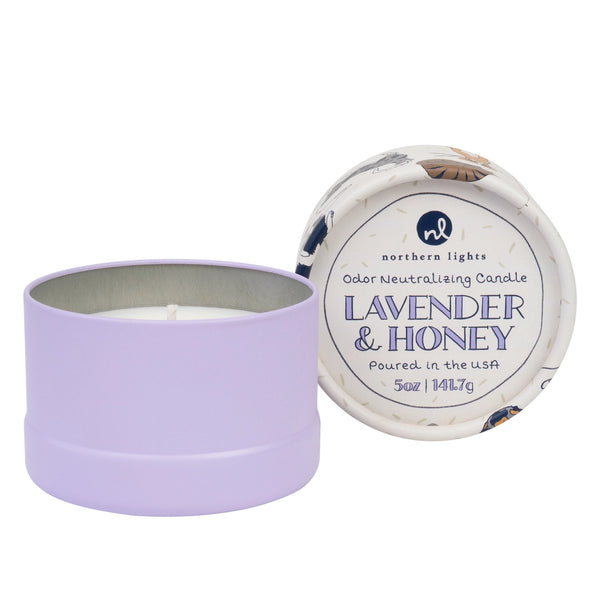 Northernlights Pet Accessories Lavender & Honey Pawson Pet Odor Neutralizing Candle