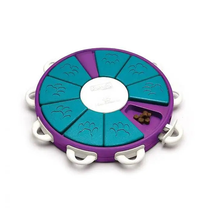 Outward Hound Dog Toys Nina Ottosson Dog Twister Interactive Dog Puzzle Toy Purple