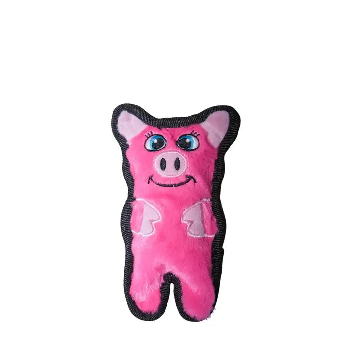 Outward Hound Dog Toys Outward Hound Invincibles Pig Durable Plush Dog Toy Pink Xs