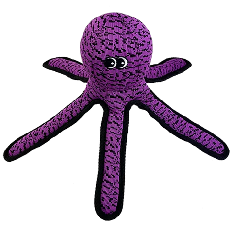 Pet Lou Dog Toys 11" Farmhouse Octopus