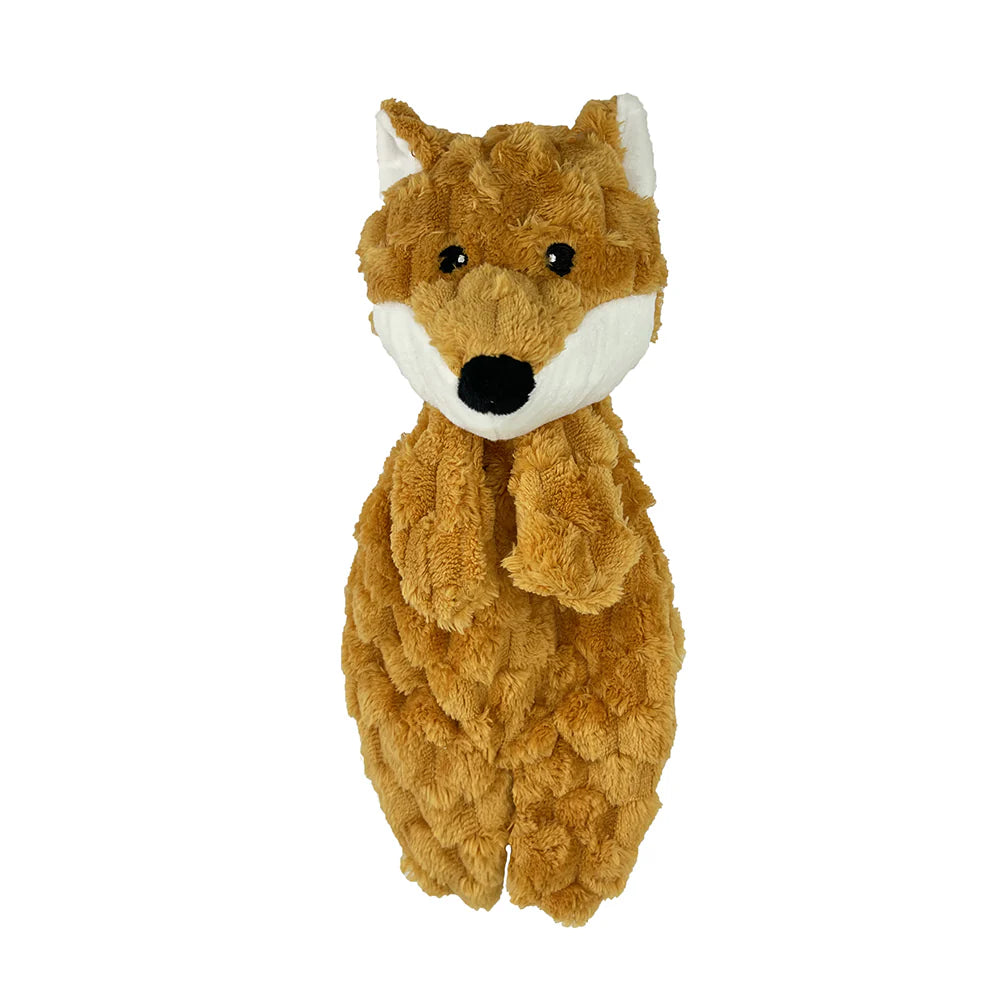 Pet Lou Dog Toys 12" Fuzzy Friends - Fox