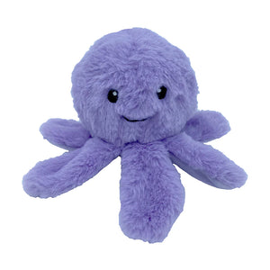 Pet Lou Dog Toys 4" EZ Squeaky Octopus Ball - Violet