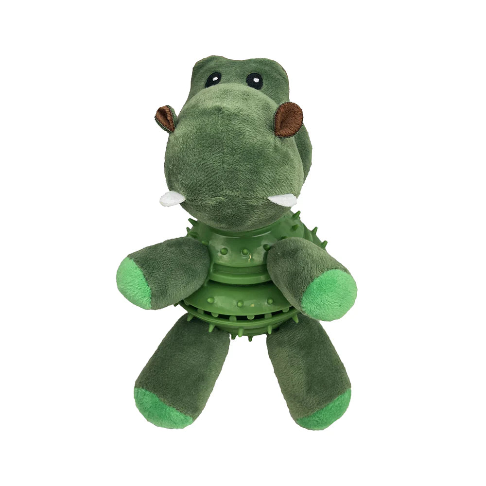 Pet Lou Dog Toys 6" Belly Treats - Crocodile