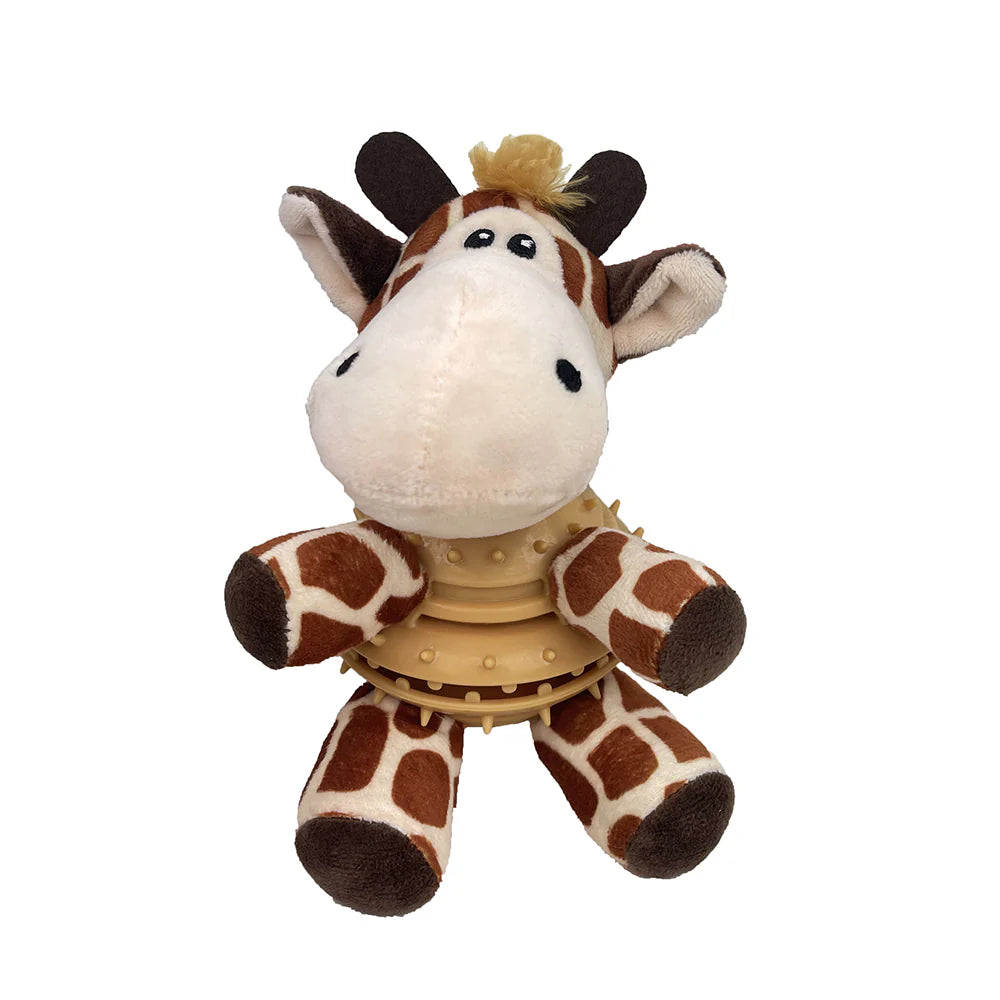 Pet Lou Dog Toys 6" Belly Treats - Giraffe