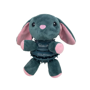 Pet Lou Dog Toys 6" Belly Treats - Rabbit