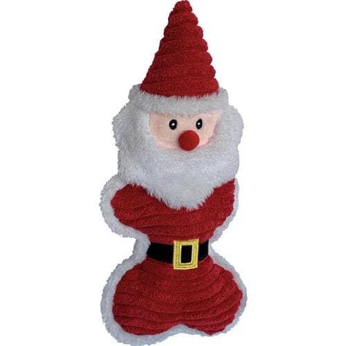 Pet Lou Toy 10" Christmas Bone - Santa